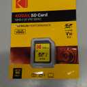 KODAK SDXC Card 128GB UHS-I U1 V10 Premium, up to 85MB/s Read Speed, for Full HD Video and High-Resolution Pictures, Compatible with SDXC Standard - EKMSD128GXC10K