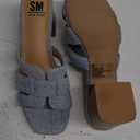 SM New York Women's Shoes Blue ,Size 8