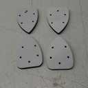 4 Pack Triangle Sanding Pads - Hook & Loop Interface with 5 Holes - EVA Foam - Compatible with Mouse Sander & Detailed Surfaces