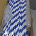 50 Pcs Blue Boho Flower Disposable Cups with Lids and Straw 12 oz Spring Floral Clear Plastic Drinking Cups Wildflowers Drinking Cup for Summer Spring Birthday Baby Shower Party Supplies