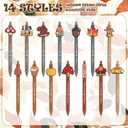 Ctosree 40 Sets Friendsgiving Party Favors Bulk Thanksgiving Fall Pens with Maple Leaf Bookmarks Turkey Pens Thanksgiving Gifts for Friends Families Coworkers Employee Holiday Office Party Souvenirs