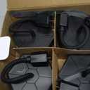 Fly Fans for Tables, Fly Repellent Fan Outdoor Indoor Keep Flies Away, Fly Repellent Fans for Tables with Holographic Blades for Picnic, Party, Restaurant, Kitchen, and BBQ, 4 Pack Black