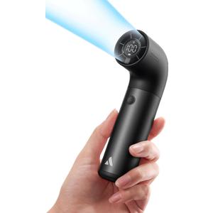 Aecooly Portable Handheld Fan, Powerful Turbo Mini Fan, 19000 RPM High Speed Aero Pro, 15H Max Cooling Time, 6 Speeds Aluminum Case, Pocket Rechargeable Personal Small Travel GIfts for Women-Black