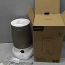 Homvana Humidifiers for Bedroom Home, 3.6 L Cool Mist Top-Fill 34H Super Long Time, Quiet 23dB, Baby Humidifier, Oil Diffuser for Large Room, House, Plant, Nursery, Office, BPA FREE, Ultrasonic (Grey)