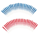 WholeSaleStuff 100 Pieces Interdental Brush Toothpick Floss Teeth Cleaning Brush Oral Care