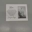 Mother of the Bride Gifts Picture Frame, Wedding Gifts for Mom from Bride Daughter, Love You Always Mom Photo Frame for 4 x 6 Inch Photo