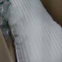 Continental Bedding Harmony White Goose Down Pillow 550 Fill Power Medium Loft 100% Cotton 300 Thread Count Shell King Size 1 Pack Made in USA
