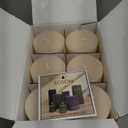 Simply Soson 3x6 inch Ivory Pillar Candles Set of 6, Rustic Texture, Unscented Ivory Candles, Dripless Candles, 3 inch Pillar Candles Ideal as Wedding, Parties, Spas, Dinner, Home Decoration, Church