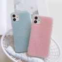 SZXYCZL Compatible with iPhone 12/iPhone 12 Pro Case, Cute Simple Heart Pattern for Women Aesthetic Kawaii Slim Soft PC + TPU Transparent Case-Pink