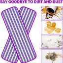 20 Pack Reusable Mop Pads Compatible with Swiffer PowerMop, Microfiber Pads Refills Machine Washable Up to 100 Times Wet Dry Use Suitable for All Floor Types