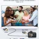 JSAUX Mini HDMI to HDMI Cable 10FT, [Aluminum Shell, Braided] High Speed 4K 60Hz HDMI 2.0 Cord, Compatible with Camera, Camcorder, Tablet and Graphics/Video Card, Laptop, Raspberry Pi Zero W -Grey