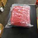 Jenaai 3 Pcs Giant Velvet Christmas Inflatable Ball Ornament Large PVC Christmas Inflatable Balls 3 Size 24" 20" 18" Xmas Hanging Ornaments Outdoor Decor for Lawn Porch Yard(Red)