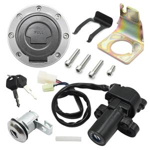 Ignition Switch Set with Keys Replacement for Yamaha YZF R1 R6 FZ6 FZ11 2004-2015 Replacement for Yamaha YZF-R1 1998 1999 with Gas Fill Cap Seat Lock