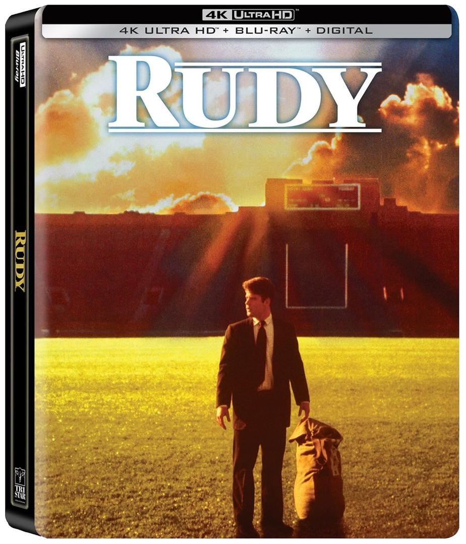Rudy 30th Anniversary SteelBook (4K Ultra HD + Blu-ray + Digital) - 4K + Blu-ray + Digital