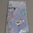 6 Pack Elephant Tablecloth Decorations, Plastic Tablecloth Table Cover Backdrop for Baby Boy Girl Gender Baby Shower Party Supplies, 54 x 108 Inch, Blue