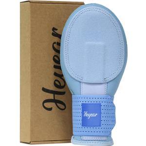 Baseball Sliding mitt, Sliding Mitt for Youth, Baseball Softball Glove for Hand Protection, Breathable and Durable, Adjustable Elastic Wrist Strap, Ambidextrous Design (Light Blue)