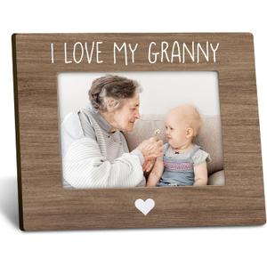 Granny Gifts Picture Frames 8X10, Grammy Gifts for Grandma Photo Frame, Mothers Day Birthday Grammy Gift from Grandkids Grandchildren, I Love My Granny Picture Frame for Tabletop Wall