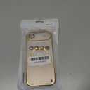 Misscase for iPhone Air Magnetic Glitter Case Compatible with MagSafe, Full Protection Slim Shockproof Case with Camera Lens Protector Plating Bling Cover Case for iPhone 17 Air 6.5" Black