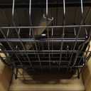 7 code Large Dish Drying Rack for Kitchen Counter, Detachable Large Capacity Dish Drainer Organizer, 2-Tier Dish Racks with Utensil Holder, Black