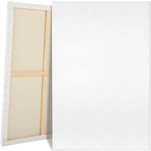 Large Canvases for Painting, 36x48 Inch 2-Pack Painting Canvas 100% Cotton Fivefold Gesso Triple Primed White Blank Artist Tempera Paint Canvases for Oil & Acrylic Paints Wet Art Media