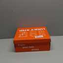 LUCKY STEP Women's Platform Chunky Sneakers Fashion Star Glitter Sparkly Wedge Walking Shoes High Heel Casual Shiny Thick Sole Footwear (7, Red/White)