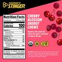 Honey Stinger Organic Cherry Blossom Energy Chew, Gluten Free & Caffeine Free, for Exercise, Running and Performance, Sports Nutrition for Home & Gym, Pre and Mid Workout, 21.6 Ounces (Pack of 12) (EXP 08/30/26)
