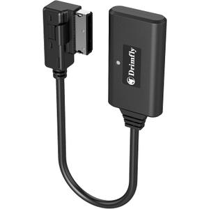 Bluetooth Car kit for Mercedes-Benz,Media Interface AUX Wireless Adator,Compatible with iPhone Android Smartphones,Works with Mercedes Equipped with MMI Rectangular Socket ONLY