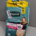Depend Fresh Protection Adult Diapers for Women, XL, 26 Count