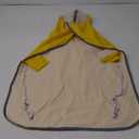 SlowTon Dog Raincoat, Adjustable Dog Rain Jacket Clear Hooded Double Layer, Waterproof Poncho with Reflective Strip Straps and Storage Pocket for Small Medium Large Dog (Yellow XL)