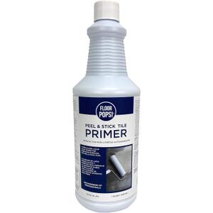 FloorPops FPP4182W Peel Stick Tile Primer, White & Off-White