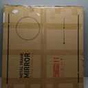 TokeShimi 30 Inch Brushed Nickel Mirror Round Tempered, Shatterproof Bathroom Vanity Mirror Circle, Metal Farmhouse Wall Mounted Mirror for Vanity, Entryway, Bedroom, Restroom, Living Room