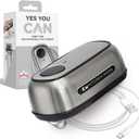Kitchen Mama Orbit One Stainless Steel Rechargeable Electric Can Opener, Small