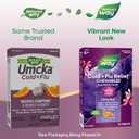 Nature's Way Cold+Flu Relief Chewables, Umcka, Shortens Duration & Reduces Severity, Multi-Symptom Relief, Homeopathic, Non-Drowsy, Orange Flavored, 20 Chewable Tablets (Packaging May Vary)