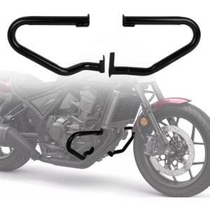 Rebel 1100 Crash Bar with Installation Instruction- PSLER Engine Guard Highway Crash Bars for CMX Rebel 1100 Rebel1100 DCT Rebel 1100T 2021 2022 2023 2024 Motorcycle Falling Protection