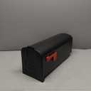 Architectural Mailboxes Parsons Medium Capacity, Plastic Post Mount Mailbox, Black