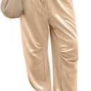 TARSE Sweatpants for Women Cinch Bottom Baggy Athletic Joggers Lounge Pants with Pockets (L)