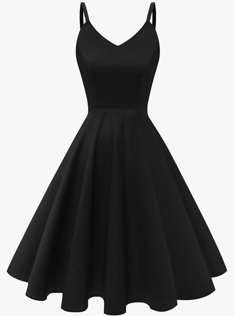 Kingfancy Summer Dresses for Women 2026 V-Neck Spaghetti Strap Sundresses Short Dress with Pockets XS