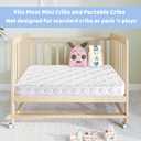 LILLIBEARAS, Pack and Play Mattress Topper - 39" x 27" x 2,5", Soft & Firm Premium Foam Pack N Play Mattresses Pad, Odorless Baby Foam Playpen Mattresses,Portable Playard Mattress Topper- Breathable & Comfort