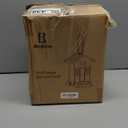 Birdkiss Bird Feeder Squirrel-Proof Outside: Country House Series for Hanging - Metal - 5LBs Seed - Weight-Activated for Outdoors - Large Capacity and Red