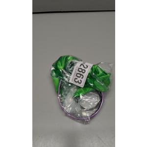 VEKDA 3PCS Women Costume Accessories Purple Headband Green Scarf Halloween Party Cosplay Set for Women Adult with Magnifying Glass