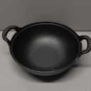 9 inch Cast Iron Wok with Handles, Grilling Pan, Use in the Oven, on the Stove, or on the Grill (9 inch)