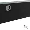 Truck Tool Box W/Compression Latch and Keys,60 x 18 x 18 Inch,Truck Toolbox For Storage & Organization, Heavy-Duty Truck Bed Tool Box (Black)