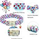 Lionheart glory Valentine Dog Collar-Red Hearts Cute Spring Dog Collar for Medium Dogs Female Male Adjustable Heavy-Duty Puppy Collars Holiday Pet Gift (Medium(Pack of 1))