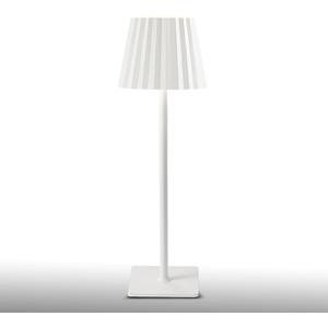 Portable Metal Desk Lamp,3-Color Touch Control, Rechargeable Battery - Ideal Bedside Lamp for Bedroom Nightstand (Light White)