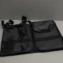 Car Trunk Organizer, Backseat Hanging Large Storage with Adjustable Straps,Waterproof PVC Collapsible Cargo Bag, Car Interior Accessories for Auto SUV MPV (Black)