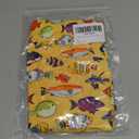 Cozople Boy Swim Trunk with Stretchy Compression Liner Beach Quick Dry Waterproof Shorts Swimuits Novelty Fish Graphic Swimwear with Mesh Pocket 7-8 Years