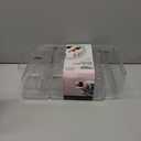 Oggi Bottle Rack for Wine, 6 Bottle Wine Storage - Stackable Wine Rack, Secure Stack Tabs. Water Bottle Storage, Wine Bottle Holder for Kitchen, Cabinet, Fridge - Each Rack Holds 3 Bottles, 2 Pack (4pc. New)