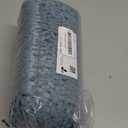 OLANLY Bathroom Runner Rugs 47x17, Soft Absorbent Chenille Bath Rugs, Rubber Backing Quick Dry, Machine Washable Long Bath Mats for Bathroom Floor, Tub and Shower, Home Decor Accessories, Airy Blue