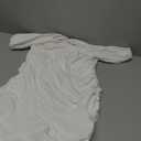 BEAGIMEG Women's Sexy Elegant Sleeveless Deep V Ruched Thick Straps Low Back Cocktail Evening Party Midi Dress White, L