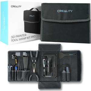 Creality 3D Printer Tool Kit, 74Pcs 3D Printing Tool Wrap Kit Assembly/Removal/Filament Cutting Set 3D Printer Accessories for All FDM Printers Cleaning Finishing Printing